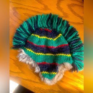 Gap Kids Knit Mohawk lined winter hat Boys Small/medium S/M. Excellent condition